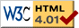 Valid HTML 4!